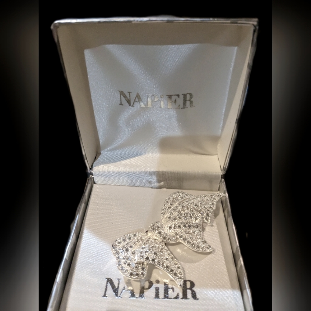 Vintage Napier Bow Brooch NWT